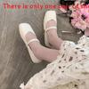 Vintage Mary Jane Shoes For Women With Pu Upper Low Heel Slipon Casual For Autumn