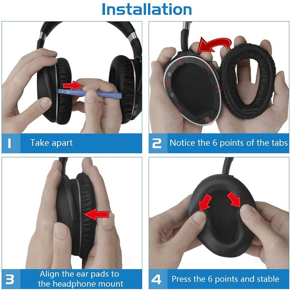 Подушечки для наушников Sennheiser PXC 550, подушечки для наушников Sennheiser PXC550, подушечки для наушников, чехол для наушников