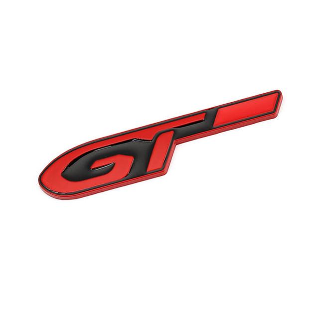 Металлические наклейки-эмблемы GT и GT LINE для моделей Kia