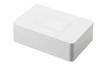 Yamazaki Tower Wet Wipe Holder, White, Approx. W17 X D11.5 X H5.6cm, Easy-to-Open One-Hand Silicone Lid, 5702