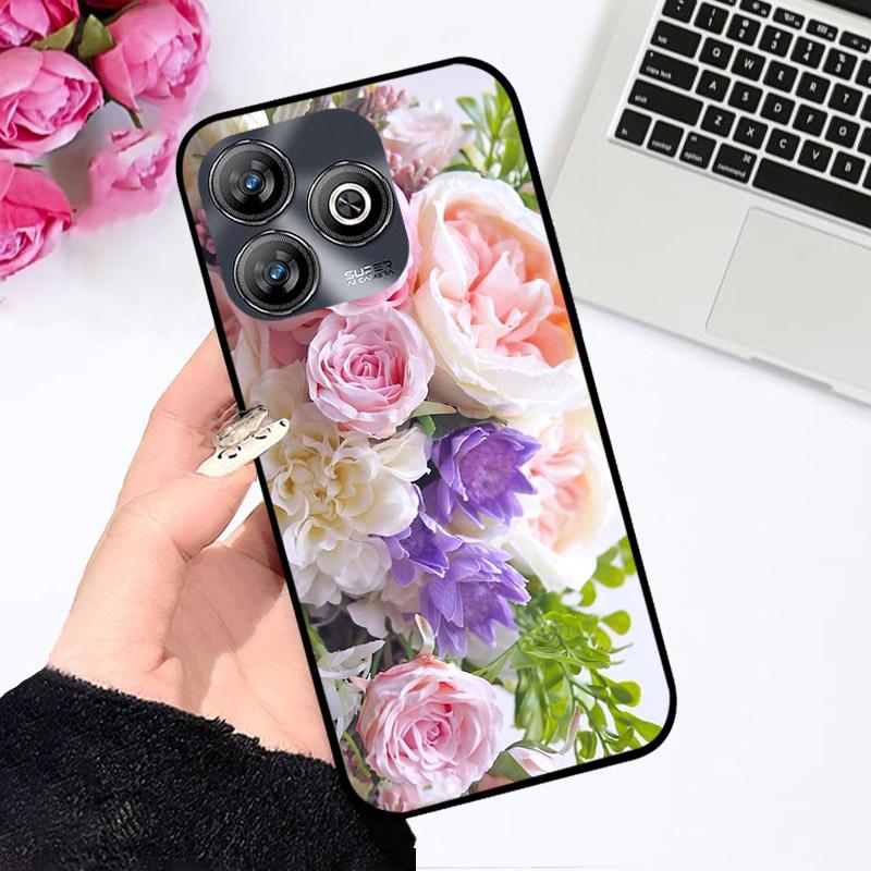 Для ZTE Blade V60 Smart 4G Чехол Модный Мультяшный Силиконовый Мягкий TPU Бампер Для ZTE Blade A75 4G Чехол для Телефона V60Smart Защитный Корпус
