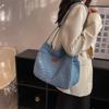 Новая женская легкая джинсовая водонепроницаемая сумка-тоут, дорожная сумка, большие повседневные сумки на плечо