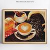 Cross Stitch Diamond Embroidery Heart Coffee Full Round 5D DIY Diamond Painting