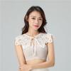 Detachable Fake Collar White Shawl Decoration Fashion Neck Tie Accessory  Women