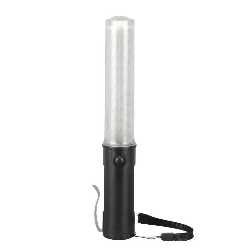 26cm Traffic Light Baton Concert Light Stick Side Clip Design Signal Traffic Wand LED Warning Lamp 3 Flashing Modes