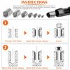 Metric Sizes M3-M12 Thread Repair Kit Stainless Steel Helicoil Insert  Automotive Repairs