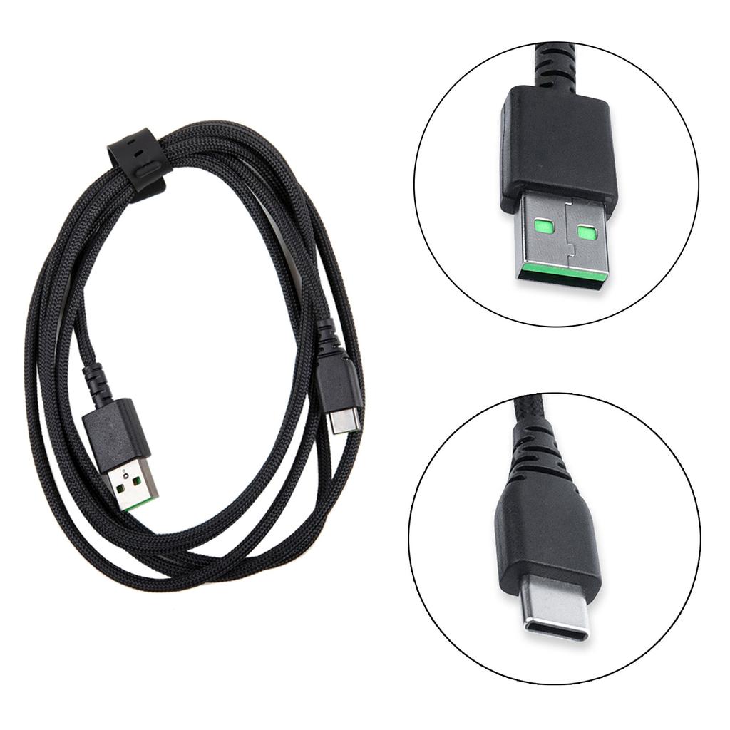 USB Mouse Cable Line Replacement Repair Access for Viper V2 Pro DeathAdder V3 Pro Mouse Fast Transmission