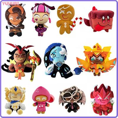 Плюшевая игрушка Печенька Тень, мягкая набивная мультяшная фигурка из игры Cookie Run Kingdom, кукла, подушка в виде собаки-торта, друг для детей, подарки на день рождения