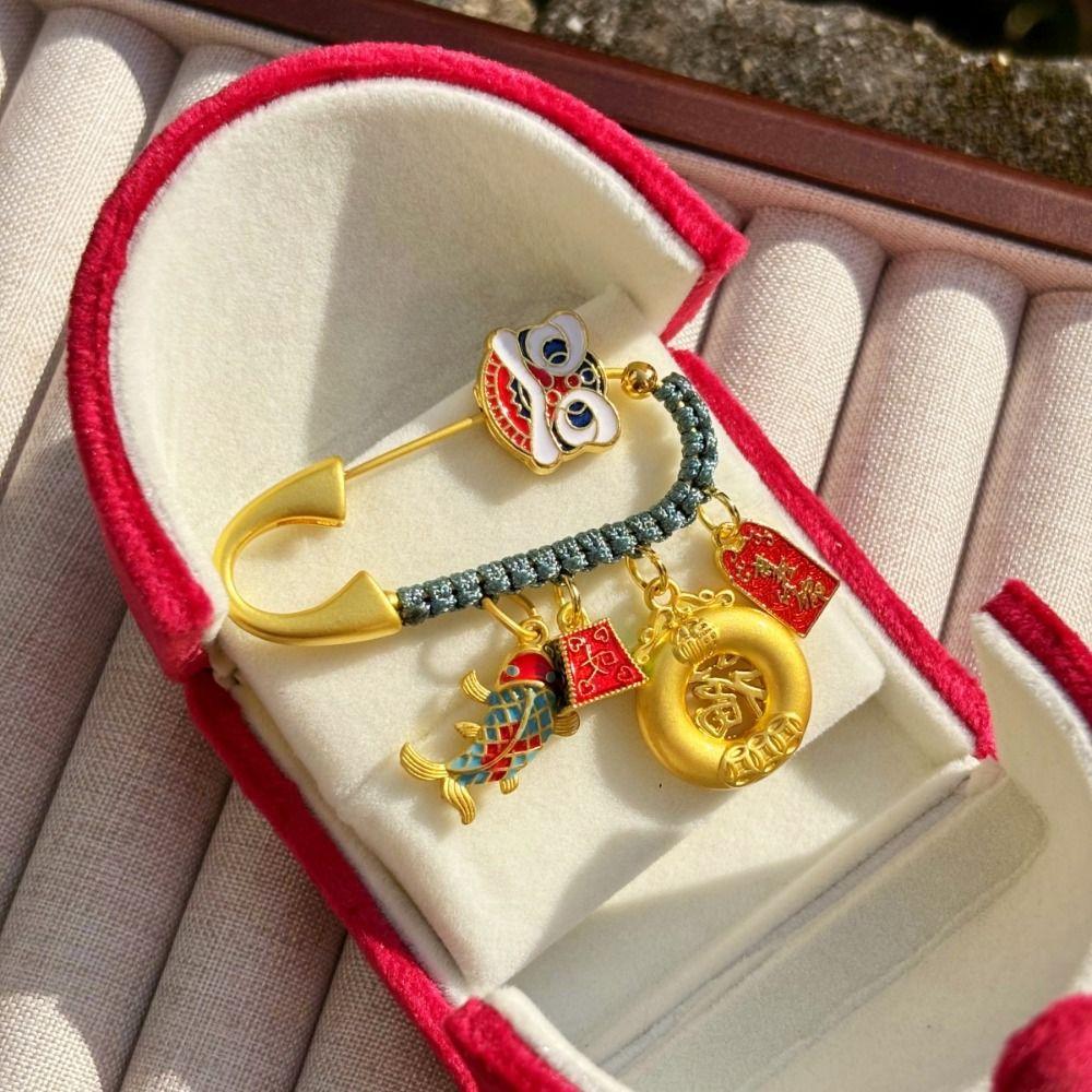 Horse Year Zodiac Brooch Pendant Best Wishes Guardian Brooch Lucky Lucky Pins Pregnant Women