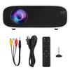 W90 Portable LCD Red and Blue 3D 480P Mirroring Version Projector White
