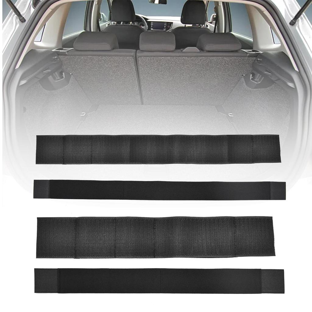 4 Pieces Car Trunk Strap Car Trunk Stowing Organizer Belt for SUV