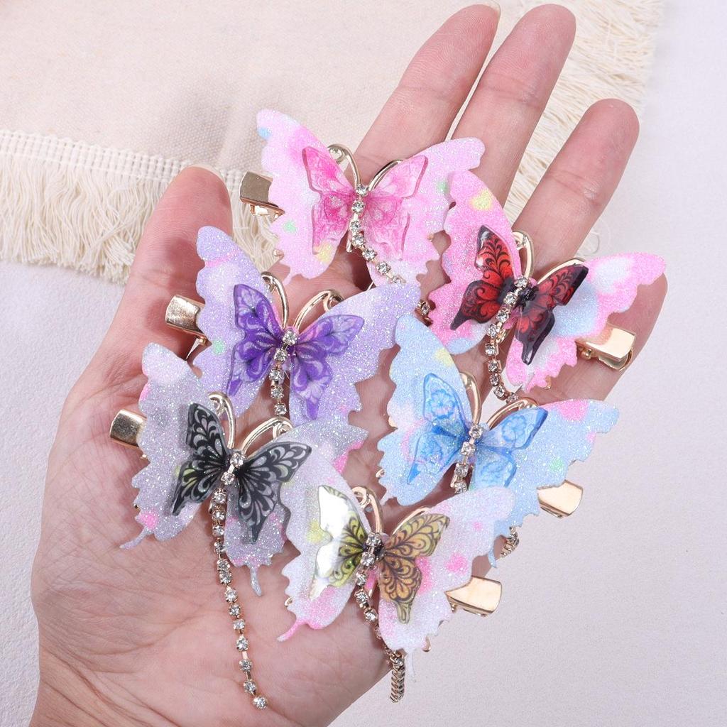 Изысканная заколка-бабочка для женщин и детей: Высококлассный аксессуар в национальном стиле