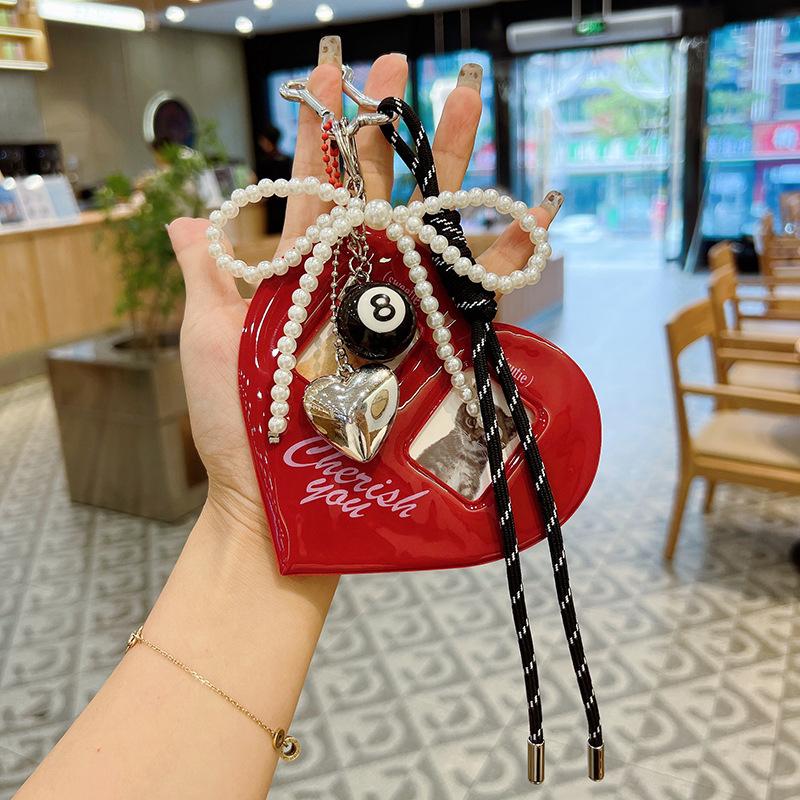 Yogodlns Большой набор открыток с любовью, подвесное украшение, плетение бабочки, брелок, модная сумка, подвеска, фото, сменная