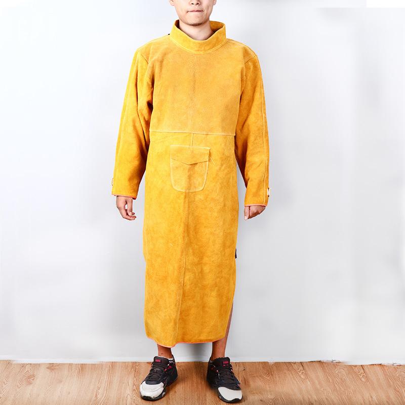 Фартук сварщика Защита от ожогов из коровьей кожи Фартук для защиты от ожогов Износостойкая защита ног сварщика Чехлы для обуви