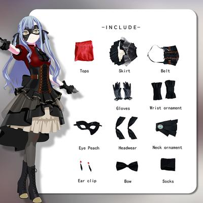 Костюм для косплея Сакуры Тойогучи, сценический наряд Аве Мухики, свежее и милое элегантное платье для косплея, изящный наряд персонажа аниме