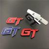 3D Металлические Буквы Логотипа GT Наклейки Значки На Решетку Радиатора Багажник Автомобиля Для Аксессуаров GT