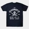 Мужская черная футболка с принтом The Goonies Never Say Die Печать на трансферной бумаге без вырезания Хлопковая футболка