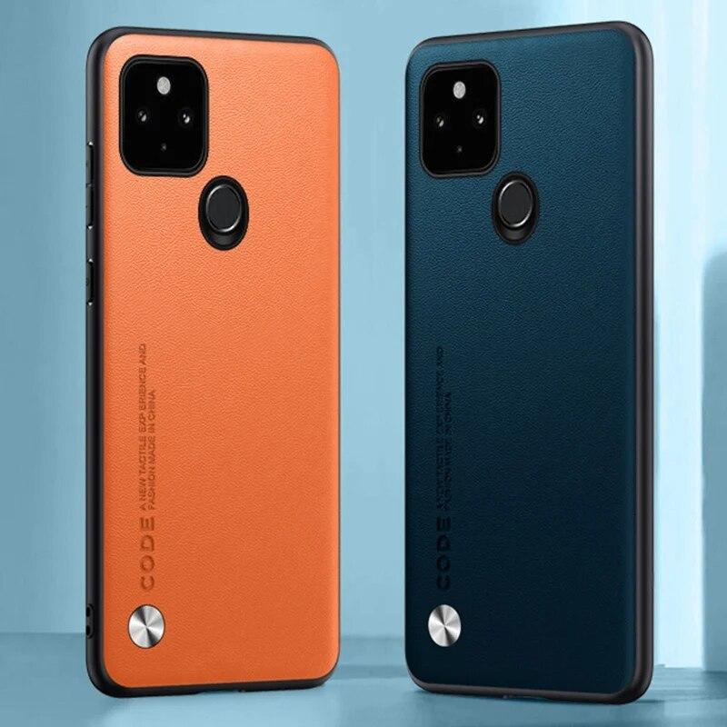 Роскошный чехол из искусственной кожи для Google Pixel 5 5A 4A 5G задняя крышка силиконовый защитный чехол для телефона Google Pixel 4A 4G Pixel5 Coque