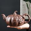 Yixing Purple Clay Teapot Large-capacity Pumpkin Pot Zhu Mud Handmade Filter Tea Maker Chinese-style Purple Sand Tea Set 780ml