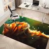 Warrior Cats Printed Absorbent Washable Carpet, Non-Slip Bathroom Mats, Kitchen Rugs, Yoga Mat,Living Room Entrance, Camping Picnic Rugs
