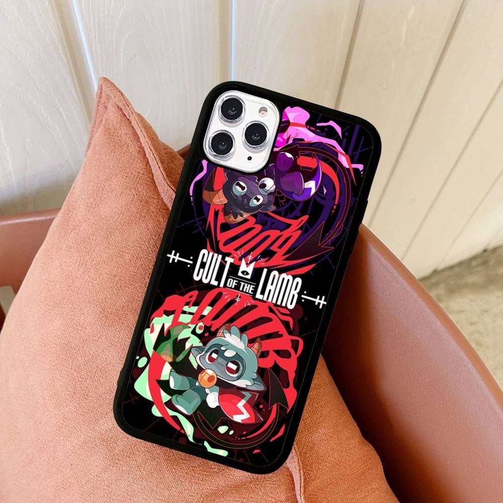 Game C-Cult Of The Lamb PC+TPU Phone Case For IPhone 17 16 15 14 PRO MAX 11 12 13 PLUS MINI Cover