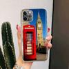 Лондон Великобритания Англия Флаг Для iPhone 17 Air 16 15 14 Plus 13 Mini 12 11 Pro Max Чехол для телефона 16E 7 Печать 8 SE Fundas Cove