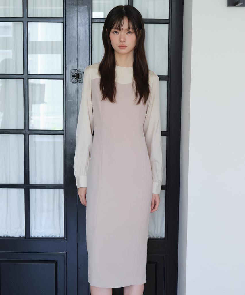 Yeoppe Two Tone Onepiece_Beige