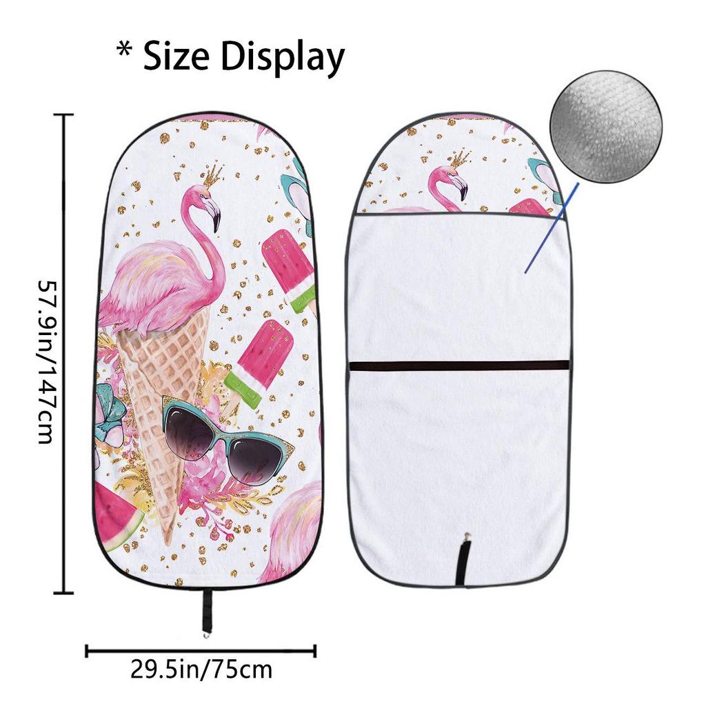 Universal Car Seat Towel Cover: All-Season Front Seat Protector for Gym and Workout