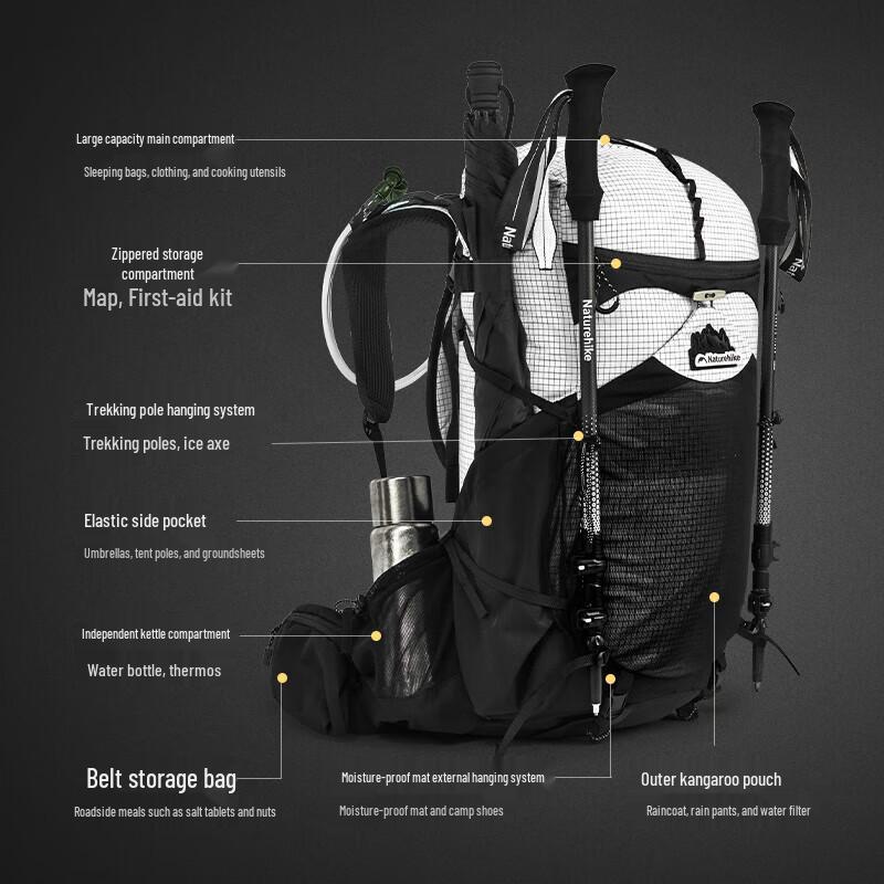 Туристический рюкзак Naturehike серии Helium 40 л