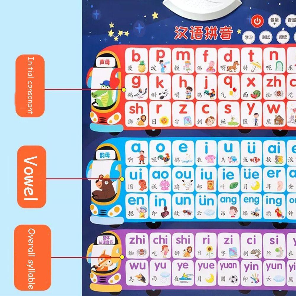 Kids Gifts Number Audio Book Audio Wall Chart Cognitive Enlightenment Chart Early Education Toy