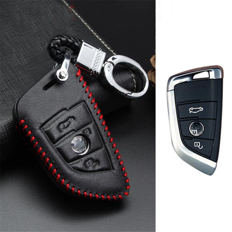 Чехол для автомобильного ключа-пульта из натуральной кожи