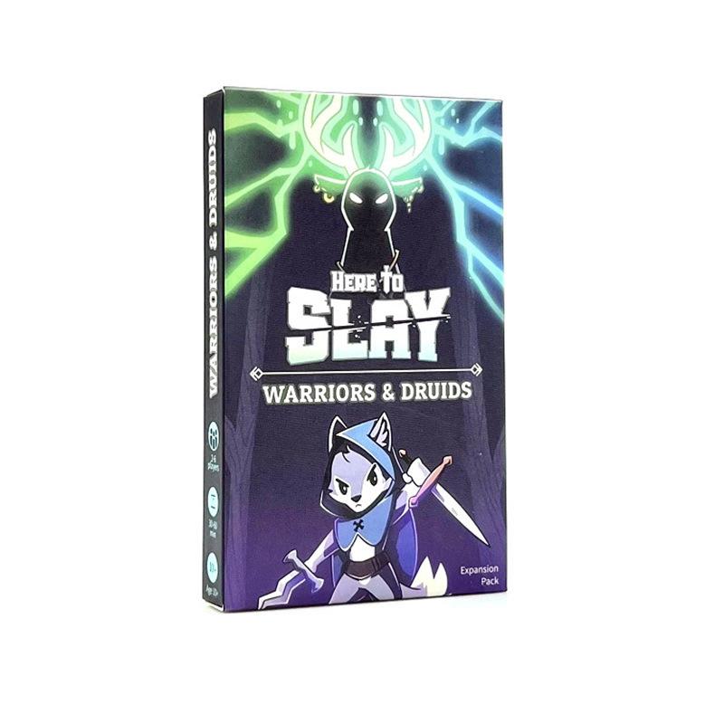 Расширение для настольной игры Here To Slay 2 Семейная вечеринка Казуальная игра Карточный пасьянс
