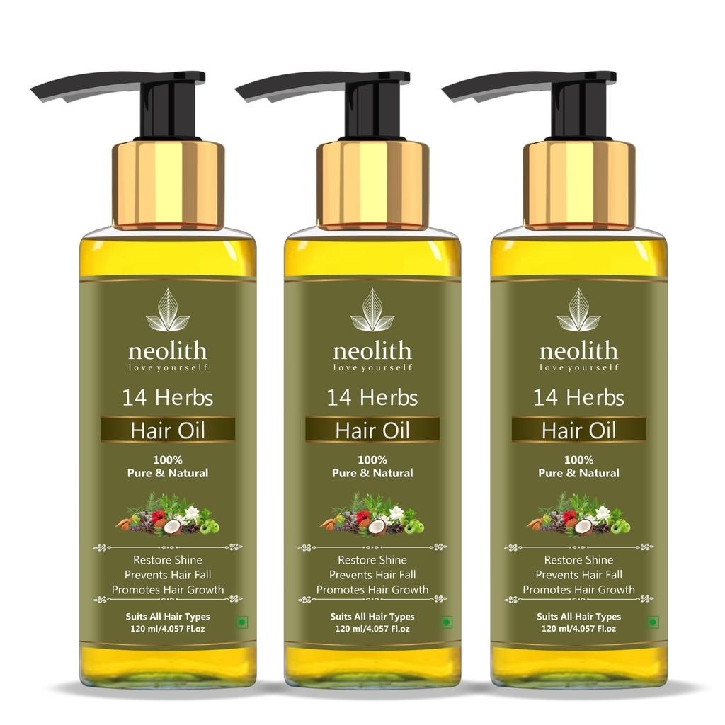 Neolith 14 травяных масел для кожи головы и волос для контроля выпадения волос, питания кожи головы, восстановления роста волос || 100 МЛ