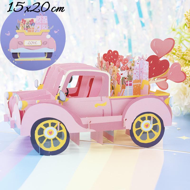 3D Pop Up Love Card For Wife And Girlfriend Gift For Valentines Day Anniversary Wedding Invitation Greeting Thank You Cards