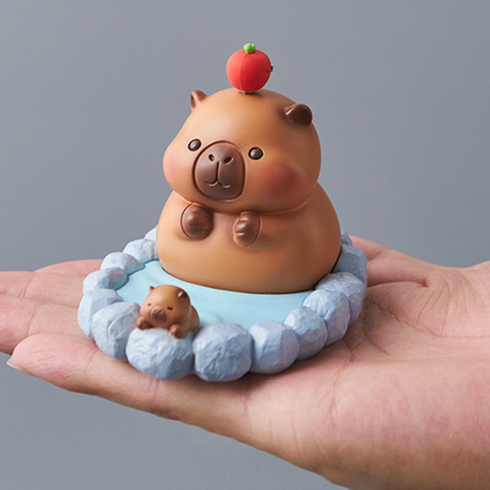 PVC Doll Capybara Phone Holder Support Capybara Cell Phone Bracket Phone Accessories