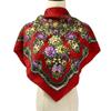 70*70cm Russian Square Scarf Women Floral Print Bandana Headband Scarves
