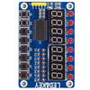 TM1637/TM1638/MAX7219 4/8-разрядная светодиодная цифровая трубка для часов Arduino, плата драйвера красной анодной трубки