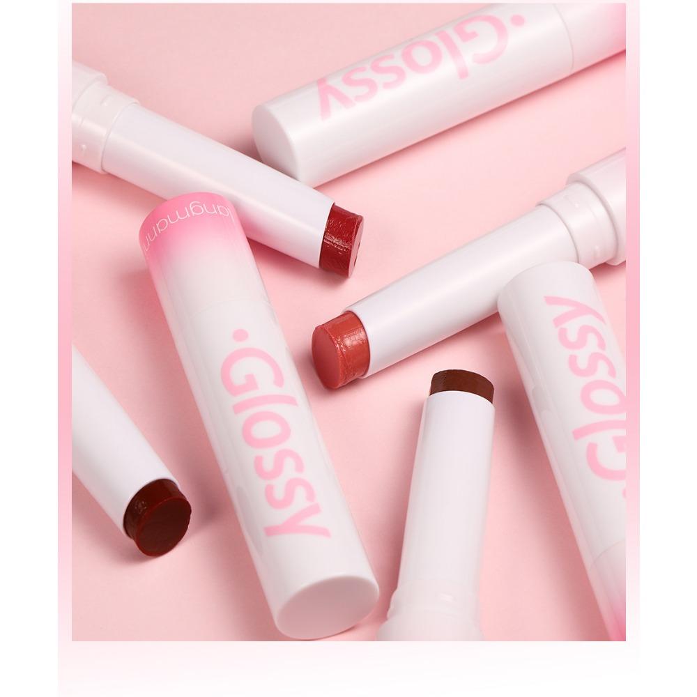 Langmanni 8-цветная увлажняющая помада, увлажняющая, питательная, пухлая, глазурь для губ, желейная помада, супер питательная помада