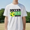 SOCCER DAD Принт Футболка Летняя Мужская С Коротким Рукавом Топ Футболка мода Простой Стиль с Круглым Вырезом футболка для улицы повседневная спортивная футболка