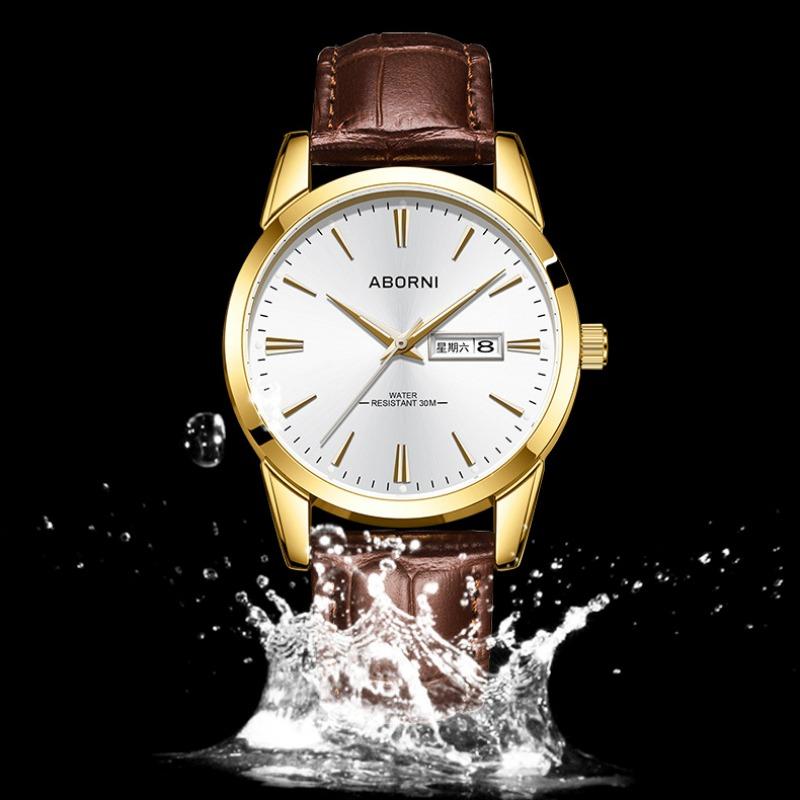 Часы ABORNI Кварцевые часы Деловые водонепроницаемые женские часы