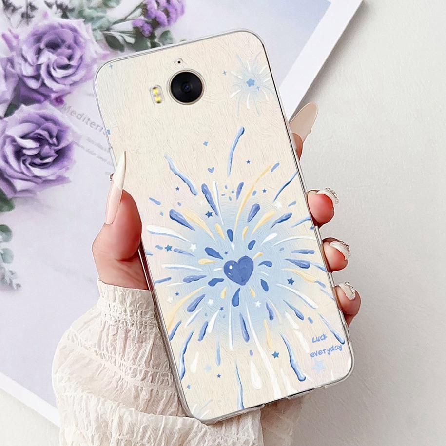 Для Huawei Y5 Y6 2017 Чехол MYA-L23 MYA-L22 MYA-L03 Силиконовый Чехол Роскошный Расписной Мягкий Силиконовый Защитник Для Huawei Y3 2017 Capa