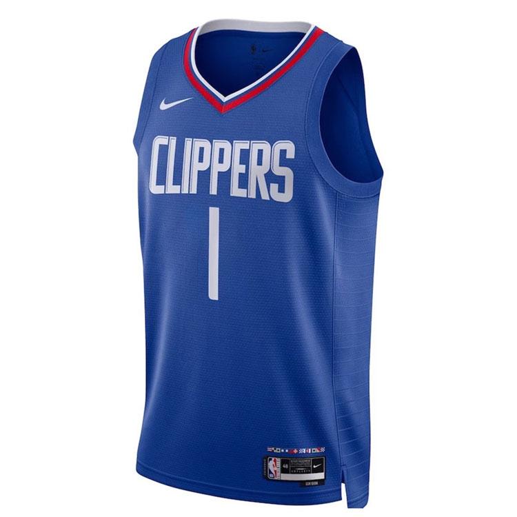 Nike Retro Breathable Basketball Vest Clippers Fan Edition Men Tops Blue 903999-495