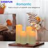 72-Pack LED Flameless Candles with Remote Control for Home and Special Occasions (Three Sizes)