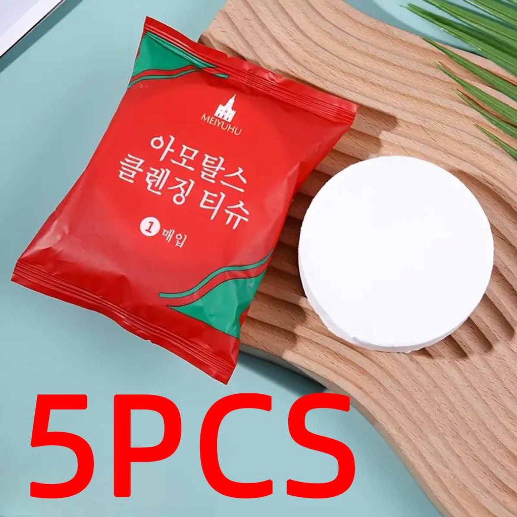 1/5PCS Disposable Compressed Towel Thickened Oversized Quick Drying Washable Towel Suitable For Outdoor Travel Camping Picnickin