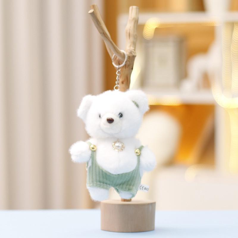 Miniature Cuddly Plush Rompers Bear Doll Keychain For Kid Gift Collect And