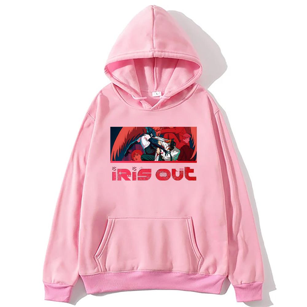 ХУДИ ИЗ ЯПОНСКОГО АНИМЕ IRIS OUT Yonezu Kenshi IRIS OUT Новые Графические Толстовки Женские Мужские Харадзюку Пуловер Y2K Худи с Длинным Рукавом