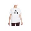 ACG Letter Print Loose Fit Crew Neck Short Sleeve T-Shirt Kids Tops White FD2669-100