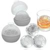 2PCS Non-stick Soccer Ice Cube Mold Silicone Ice Ball Maker Football Ice Tray  Refrigerator