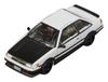 DIECASTTEAM Масштабная модель капота Toyota Corolla Levin Готовая модель 1/64 Белый/Черный LL-009-145
