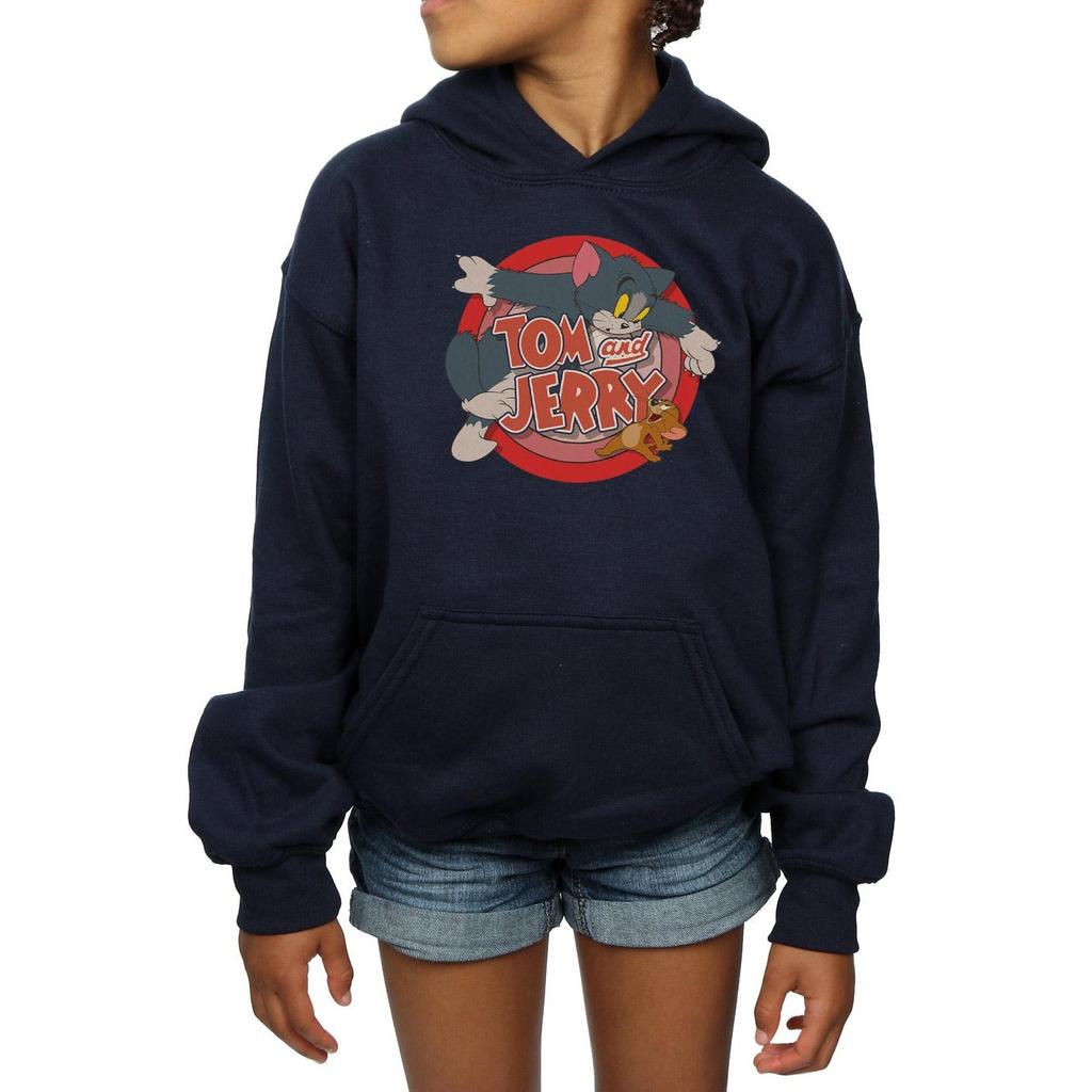 Tom And Jerry Girls Classic Catch Hoodie